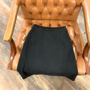 Black chanel skirt